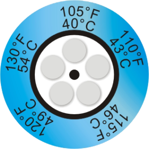 Etiquetas para medición de Temperatura