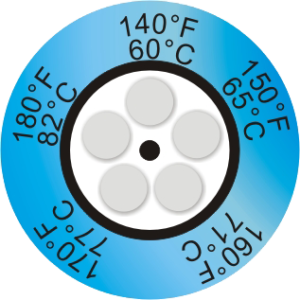 Etiquetas para medición de Temperatura