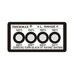 cintas de medicion de temperatura Thermax